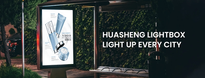 Huasheng 2022 Hot Sale Ultrathin LED Light Boxes Outdoor Used Advertising Lightbox