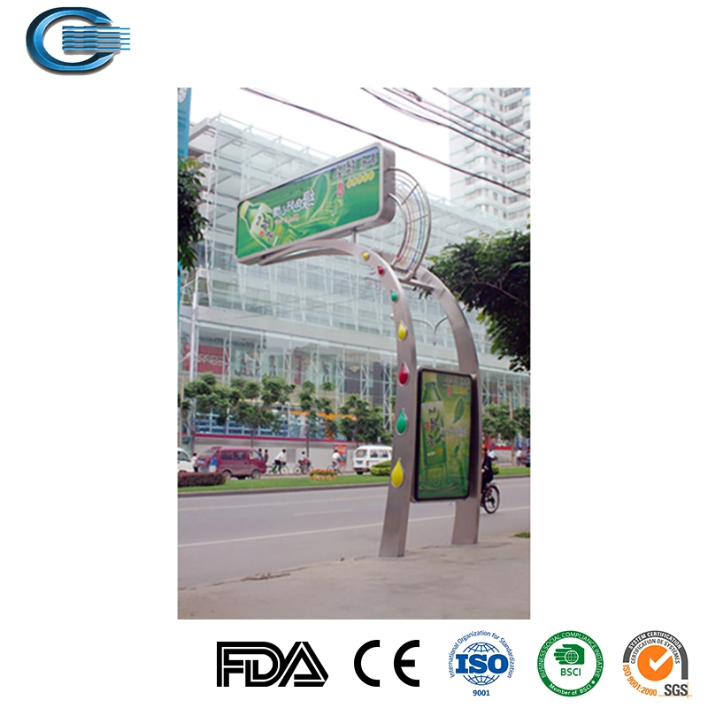 Huasheng Custom Double Side Lightbox Standard Exhibition Booth Display Stands Portable Lightbox