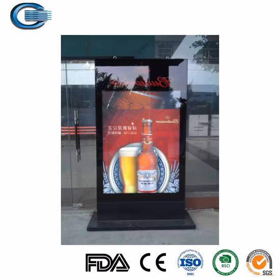 Huasheng LED Cinema Lightbox Pubblicità Display Stampa Poster Tessuto Pubblicità Lightbox