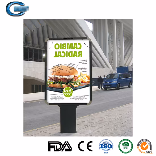 Huasheng Wall Display Easy Lightbox LED Cornice pubblicitaria Profilo in alluminio Portatile Risparmia manodopera Combinazione di vendita al dettaglio Scatola leggera in tessuto