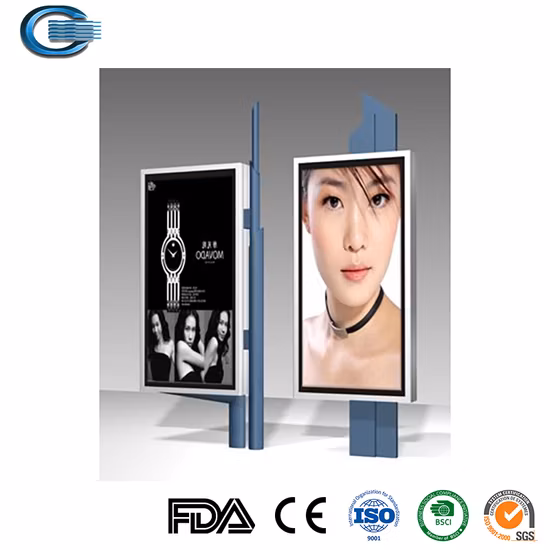 Huasheng 91.4X228cm Seg all'ingrosso Stampa singola Logo Display retroilluminato Display LED Lightbox