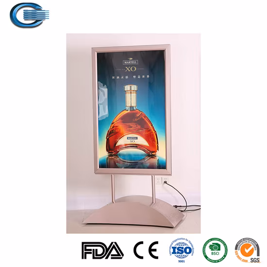 Huasheng che pubblicizza all'ingrosso scatola luminosa a LED in tessuto senza cornice, scatola luminosa pop-up per fiere